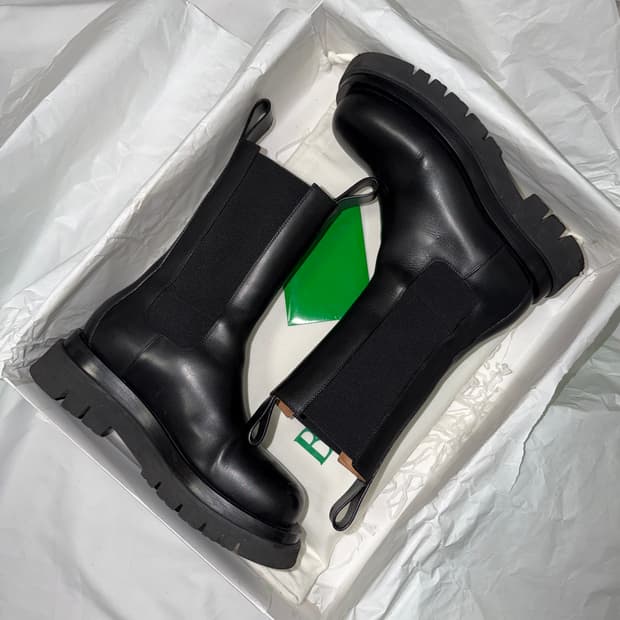 보테가베네타 러그 부츠