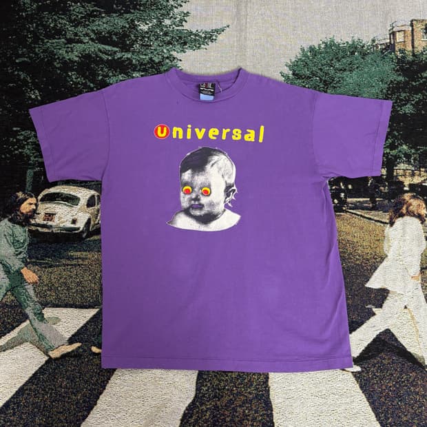 세인트 미카엘 유니버셜 숏슬리브 티셔츠 퍼플 - 24SS