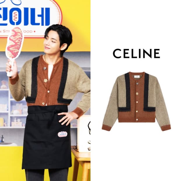 [뷔,홍지윤 착용] 23FW 셀린느 에디 슬리먼 브러쉬드 모헤어 M사이즈