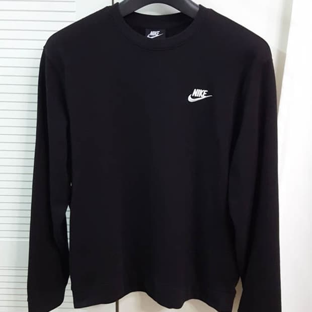 나이키 남성 맨투맨 블랙