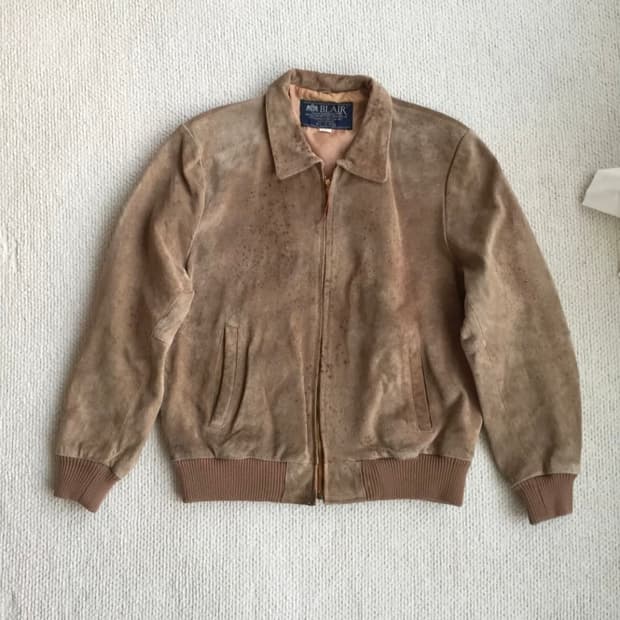 90's 리얼레더 빈티지 스웨이드(L)