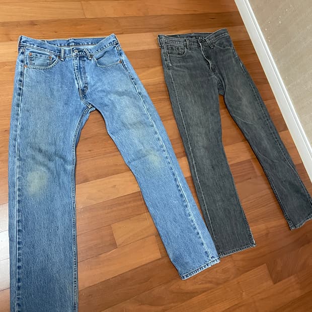 리바이스 505 흑청 중청 일괄판매 00s 빈티지