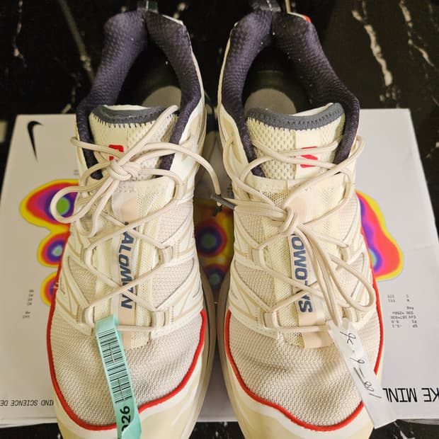 살로몬 XT-6 익스팬스 아몬드 밀크 에게안 블루