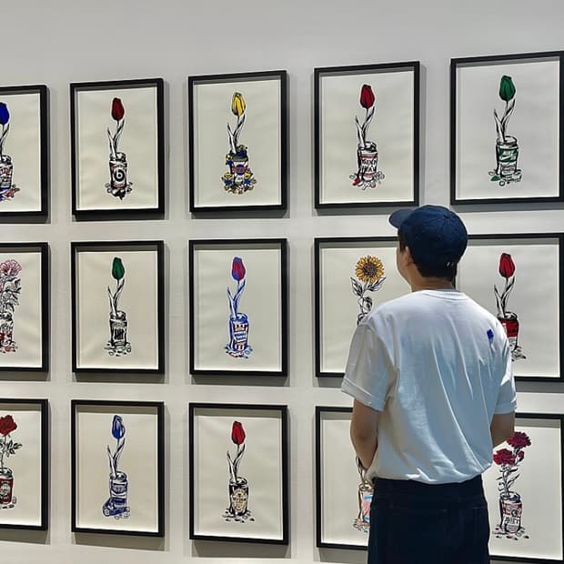 아더에러 시그니피컨트 TRS/BL 태그 티셔츠 01 오프 화이트 XL