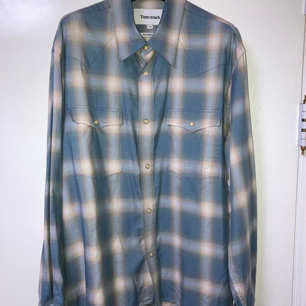 토니웩 Cotton Modal Western Ceck Shirt