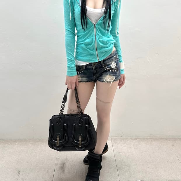 Mint flimsy hood zip