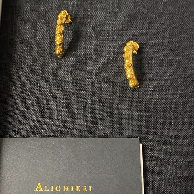 Alighieri 하프 후프 이어링 알리기에리 귀걸이