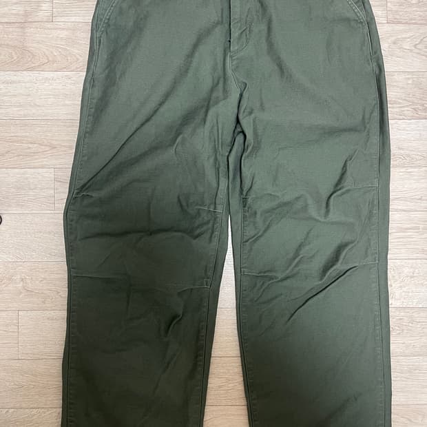 무탠다드 백 사틴 파라슈트 팬츠