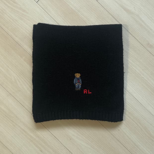 [Polo Ralph Lauren] knit bear muffler