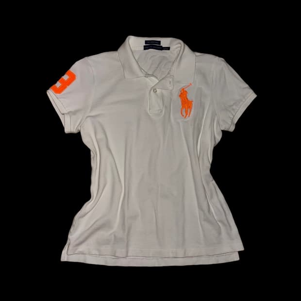 Polo Ralph big pony 폴로 빅포니 오렌지 화이트