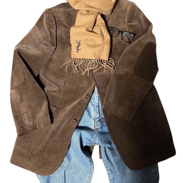 Armani Exchange 코듀로이 자켓 브라운 50