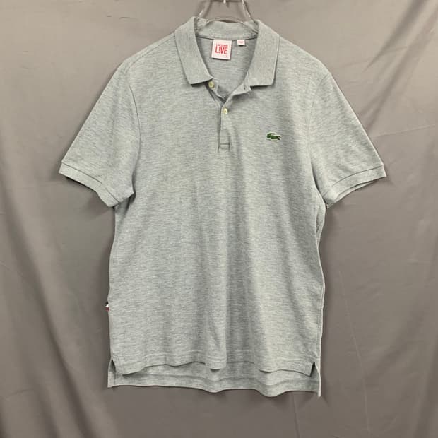 L 라코스테 라이브 그레이 PK 폴로 반팔 카라티