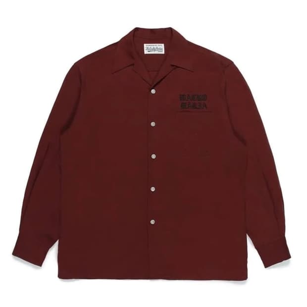 [M] 와코마리아 50s 셔츠 버건디