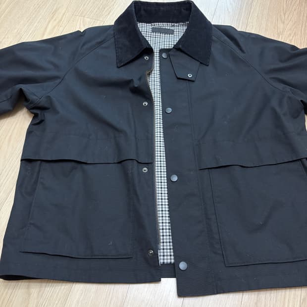 유니클로 집업 쇼츠 블루종 L사이즈