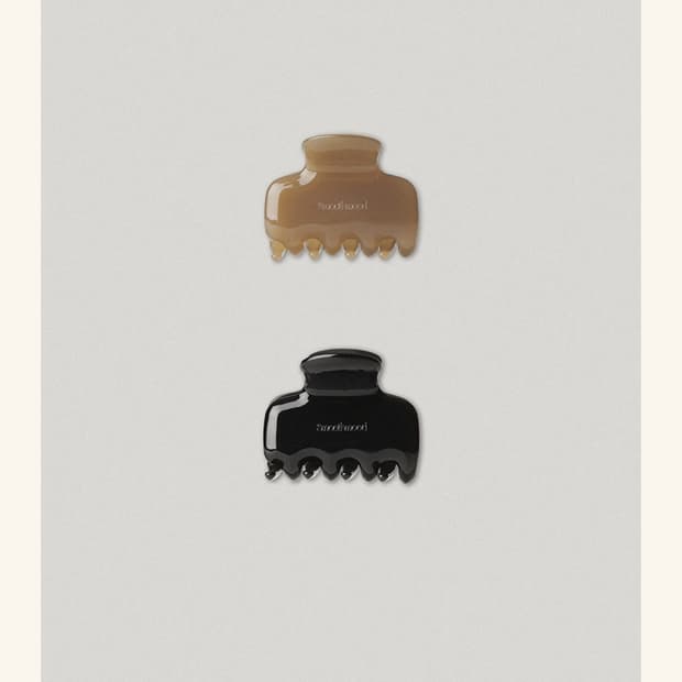 스무드무드 헤어클립 블랙 스몰