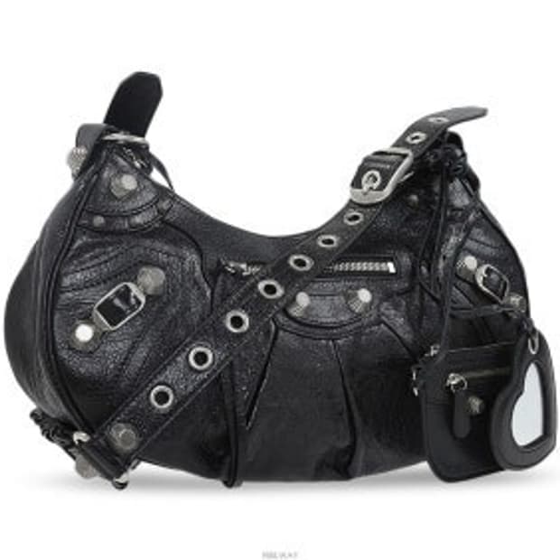 정품)발렌시아가 르카골 스몰 숄더/크로스 백 블랙 (거울참+지갑)