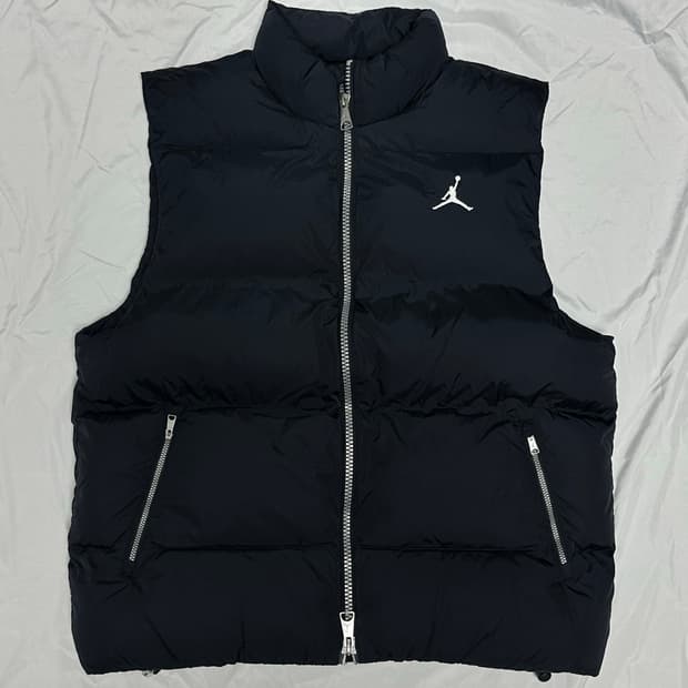 (XL) 조던 에센셜 베스트 조끼 자켓 패딩 블랙 새제품
