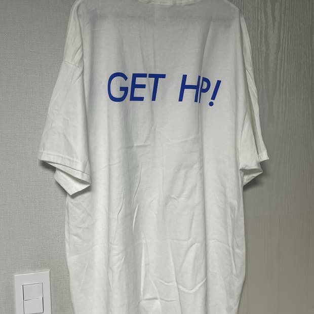 빈티지 HP invent GET UP프로모션 티셔츠