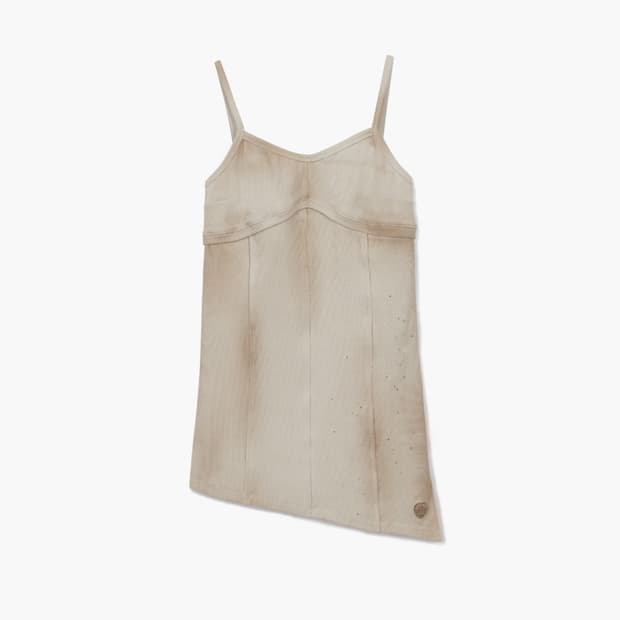 마지셔우드 슬리브리스 뷔스티에 탑 베이지