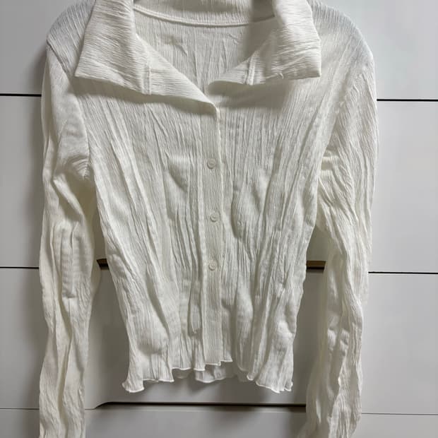 링클 카라 블라우스