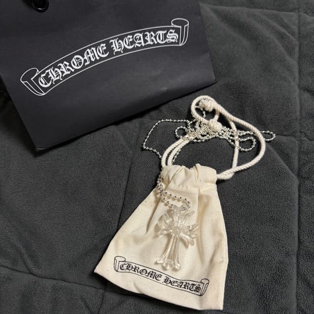 크롬하츠 실리크롬 클리어 목걸이