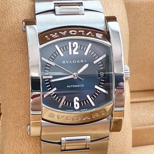 불가리 아시오마 AA44S 44mm 남성용 오토메틱 스틸