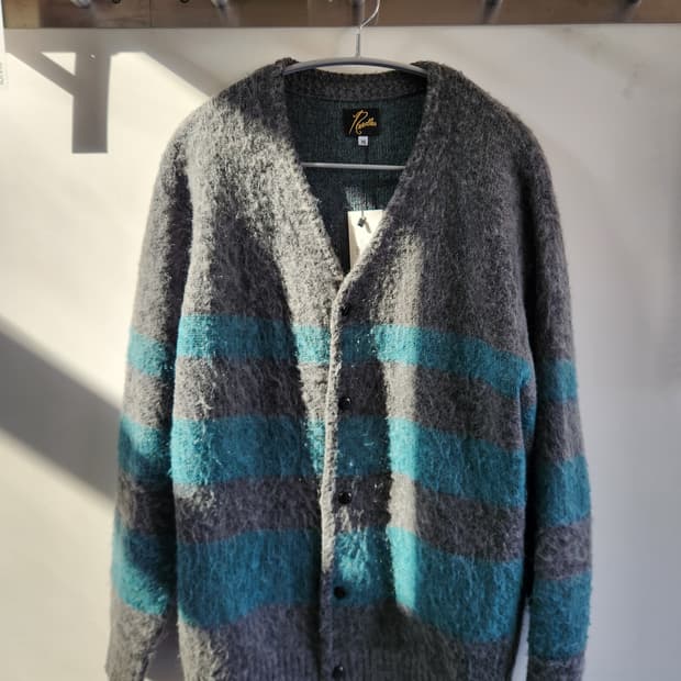 니들스 x B shop 모헤어 가디건