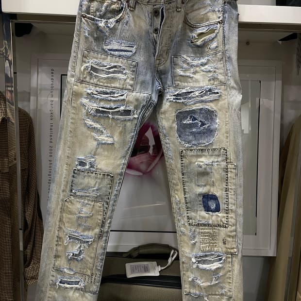 폴로랄프로렌(DS)/멀티패치 디스트레스드 청바지(31“)