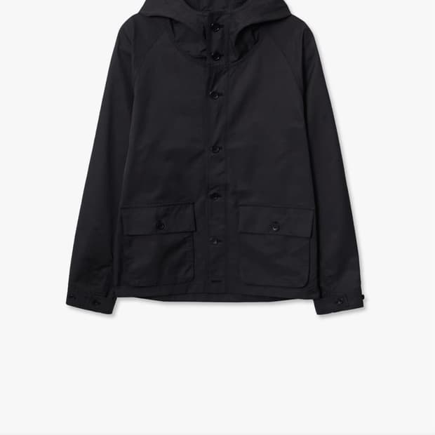 엔조블루스 후드 버튼 자켓