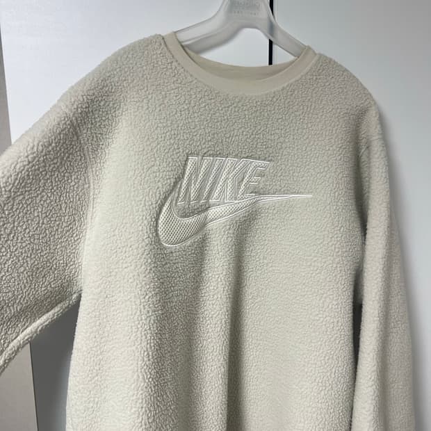 나이키 뽀글이 플리스 맨투맨 사이즈 xl