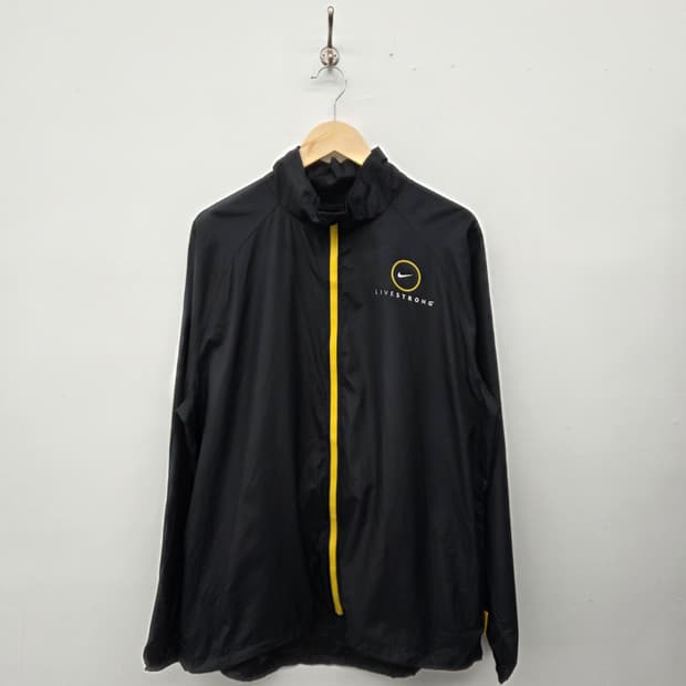 나이키 Livestrong 블랙 바람막이 자켓 남XL