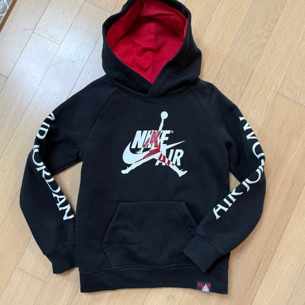 나이키 키즈 조던 블랙 후디