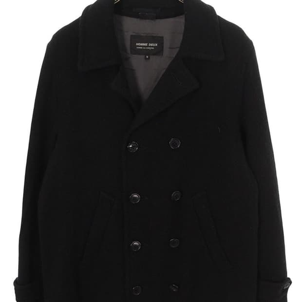 꼼데 옴므 듀스 축융 울 피코트