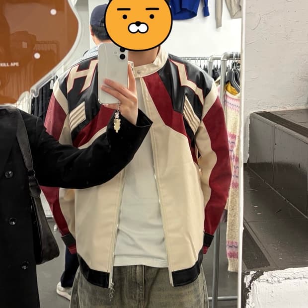 바이커 자켓 라지