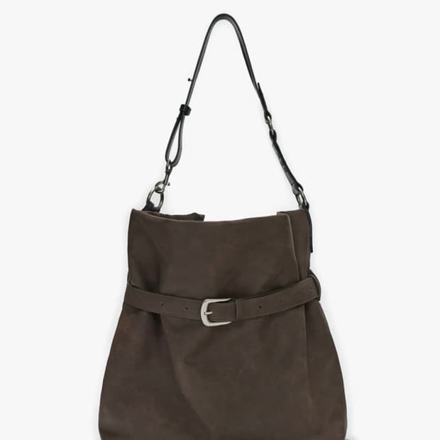 썬번프로젝트 Rivet Belted Big Bag (Brown)