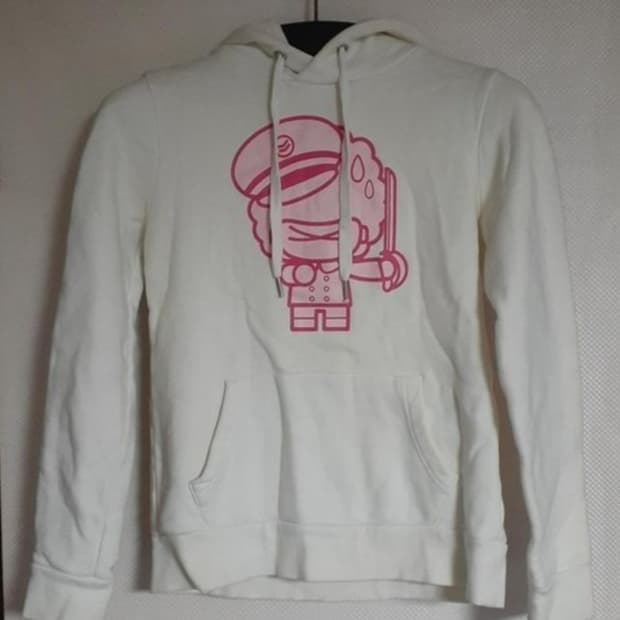 JOFF 조프 남녀공용 만화프린팅 기모 후드티 90