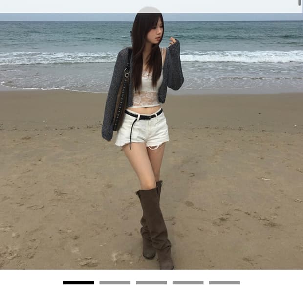 아워캐비넷 헤비브 반바지