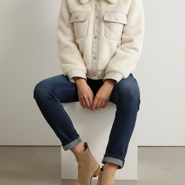 꾸안꾸로 다양한스타일 퍼자켓66데이트 출근룩