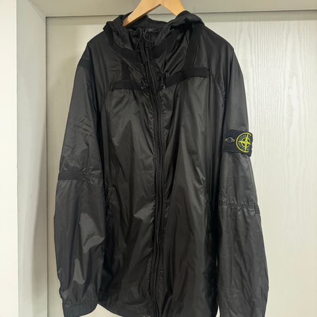 스톤아일랜드 립스톱 라이트 HT 나일론 후드 L