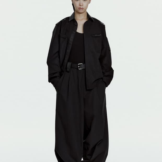 혜인서 바이커 셔츠 블랙 4사이즈