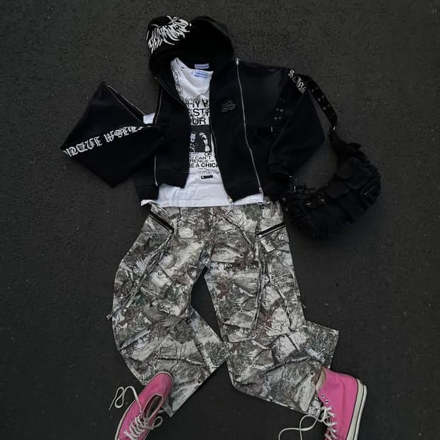 스키즘 인듀싱 카고 팬츠 REAL TREE CARGO PANTS BROW