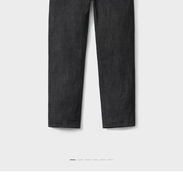 포터리 원워시드 컴포트 데님 블랙 3사이즈