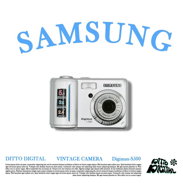 Samsung Digimax S500디카