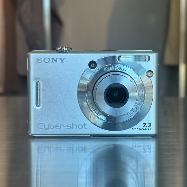 소니 사이버샷 dsc-w35 실버 빈티지디카