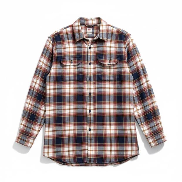 Levis 리바이스 체크 남방 긴팔 셔츠