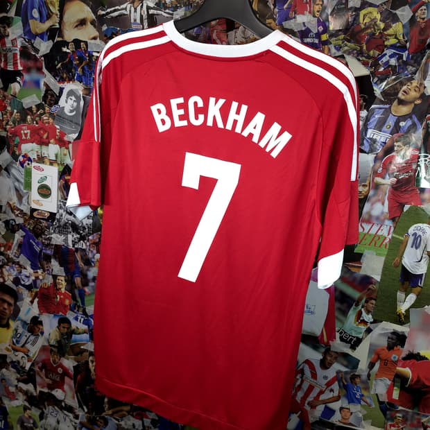 유니세프 자선경기 2015 베컴 유니폼 (박지성 참가)