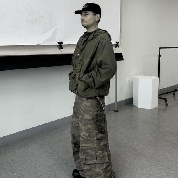 카미엔 타이탄 배기팬츠 크림카모 2사