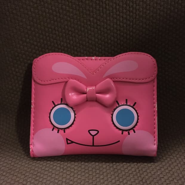 [고전문구] 빈티지 키치 핑크 바니 지갑