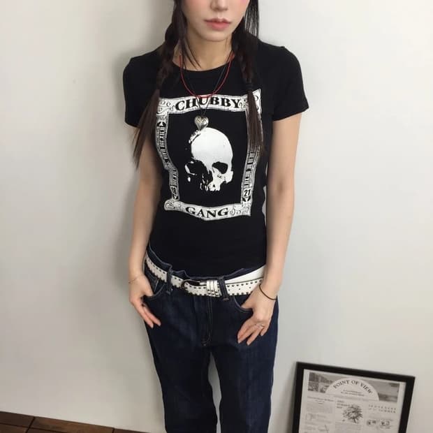 ChubbyGang Skull Rock Tee