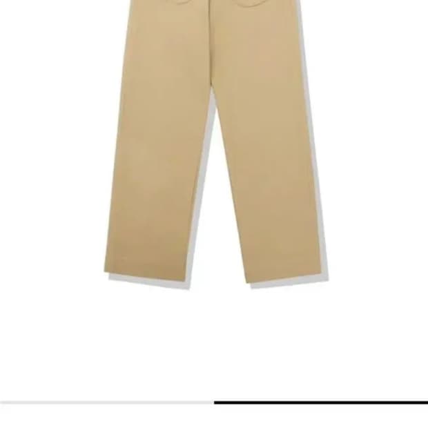 STU 라운드 패치 포켓 팬츠 베이지